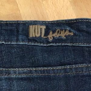 Kut from the Kloth faded style blue jeans. Size 14.